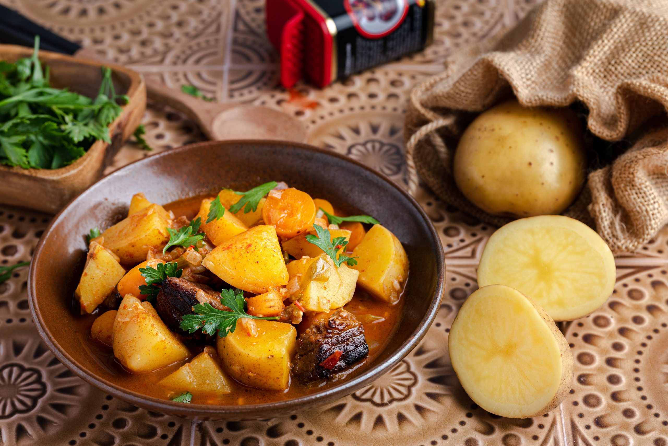 Hungarian Beef & Potato Stew - Potato Glory