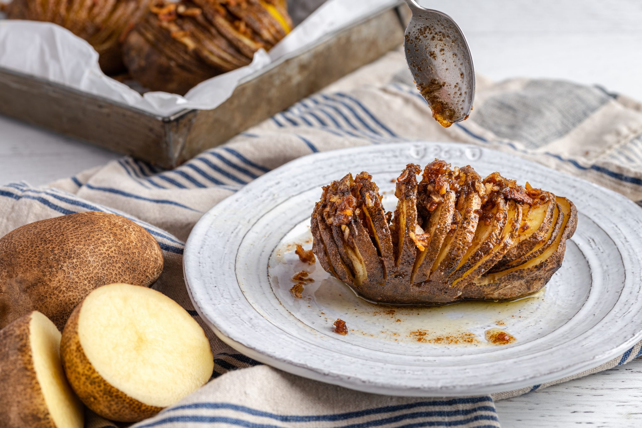 South African Hasselback Potatoes Potato Glory